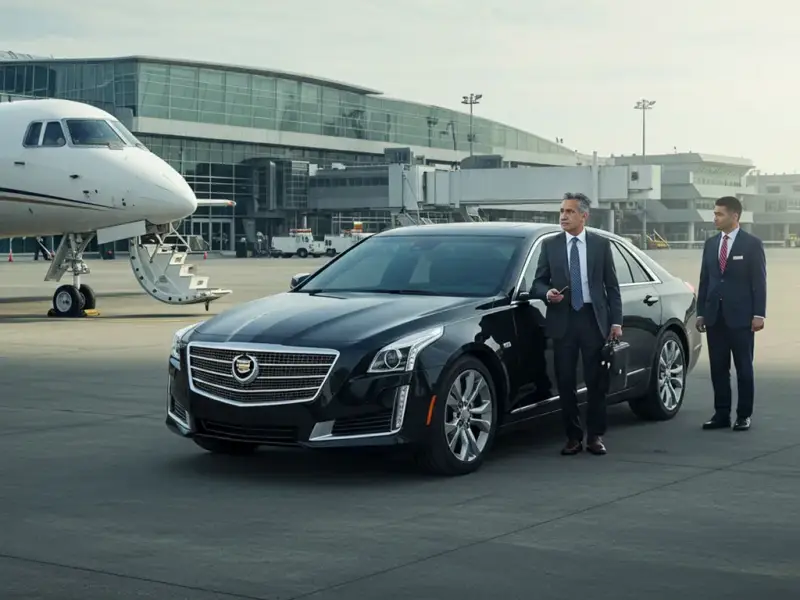 Montville Limo & Car Service airport pickup vehicle